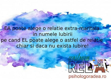 Infidelitatea – diferenţe între EL şi EA