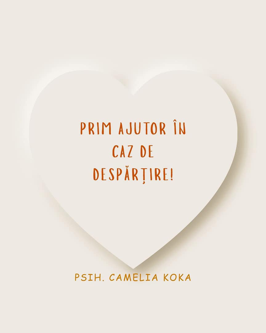 Prim ajutor în caz de despărţire!